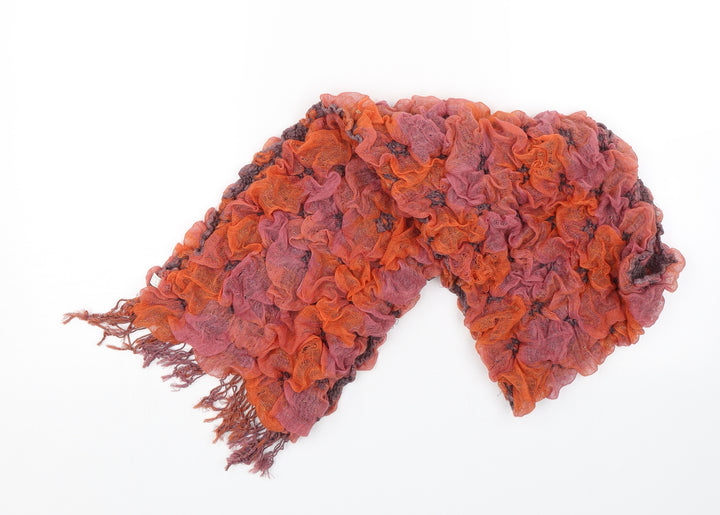 Preworn Womens Orange Scarf