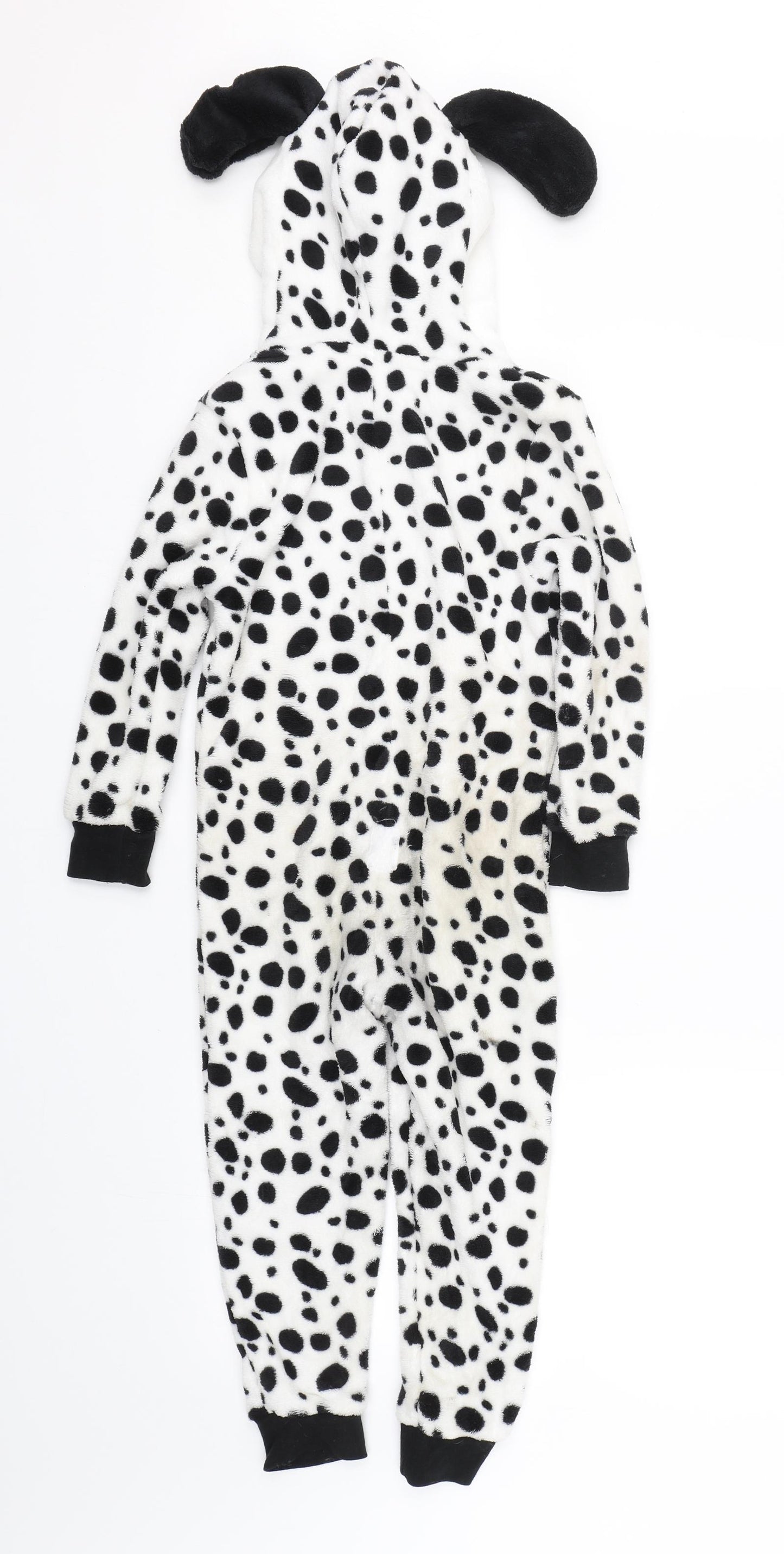 Animal Crazy Girls White Spotted   Bodysuit Size 5-6 Years  - Dalmation