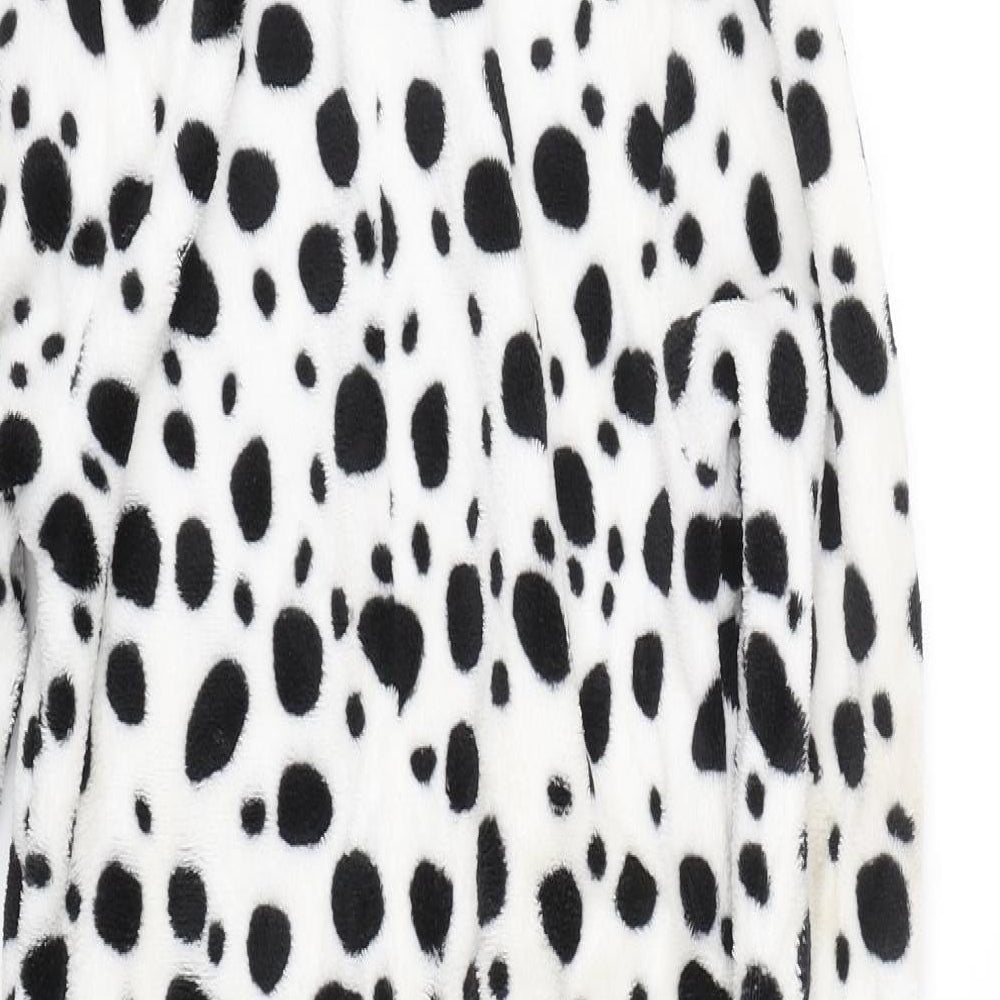 Animal Crazy Girls White Spotted   Bodysuit Size 5-6 Years  - Dalmation