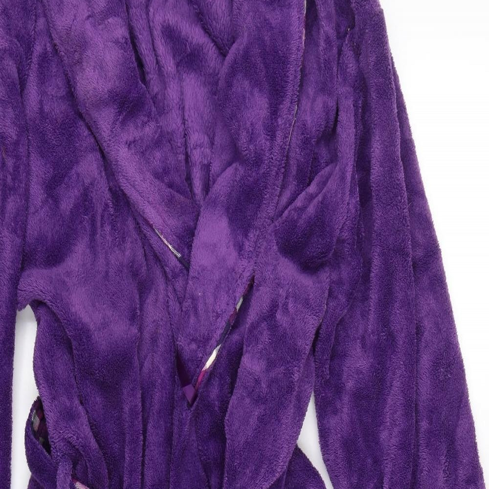 Matalan Womens Purple Check   Gown Size 12