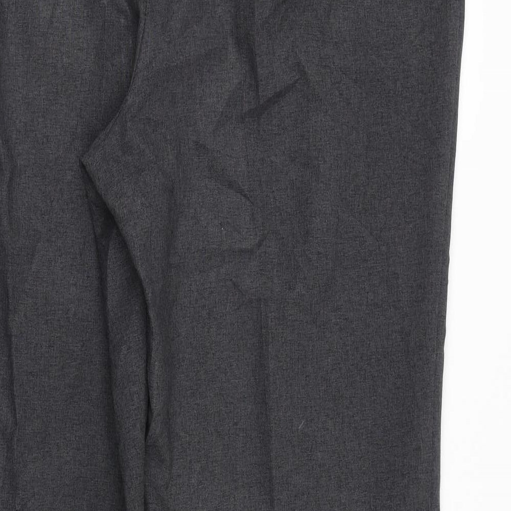 M&S Womens Grey   Trousers  Size 18 L29.5 in