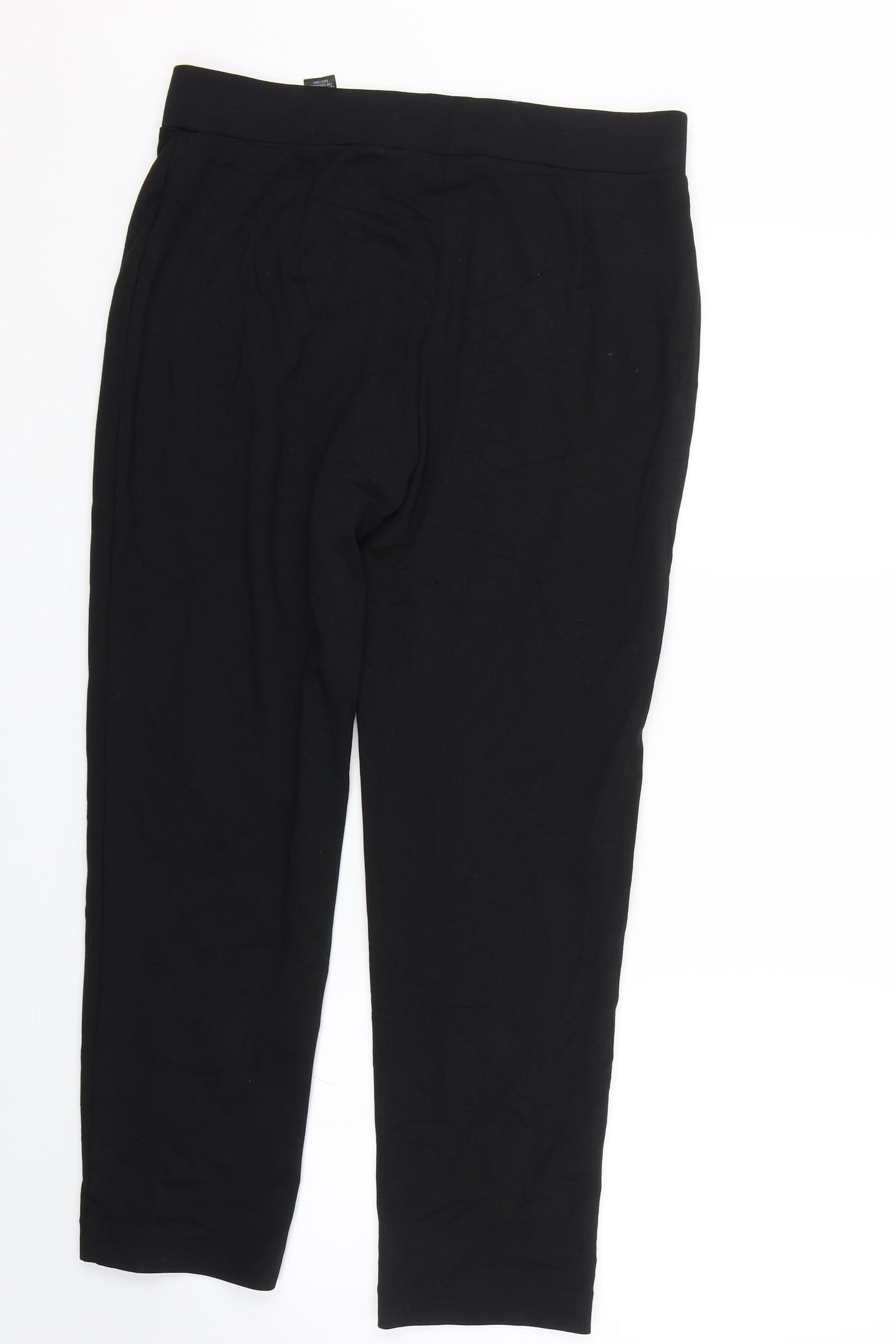 M&S Womens Black   Trousers  Size 14 L26 in