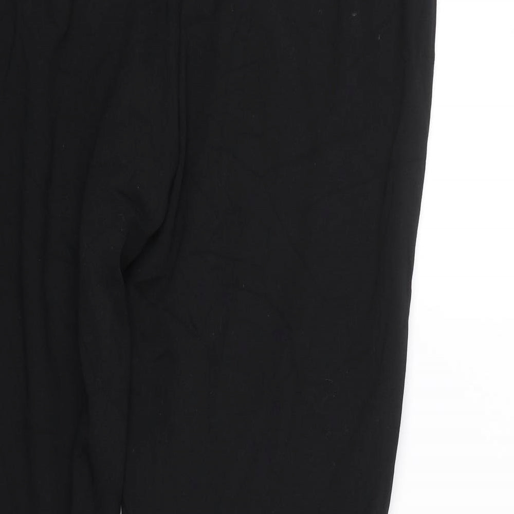 M&S Womens Black   Trousers  Size 14 L26 in