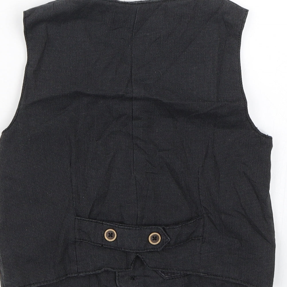 Newbie Boys Grey   Jacket Waistcoat Size 4-5 Years  - Hungry Caterpillar