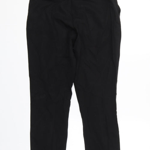 Peacocks Womens Black   Trousers  Size 8 L26 in