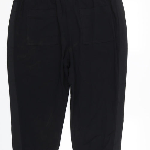 M&S Womens Black   Sweatpants Trousers Size 20 L23.5 in