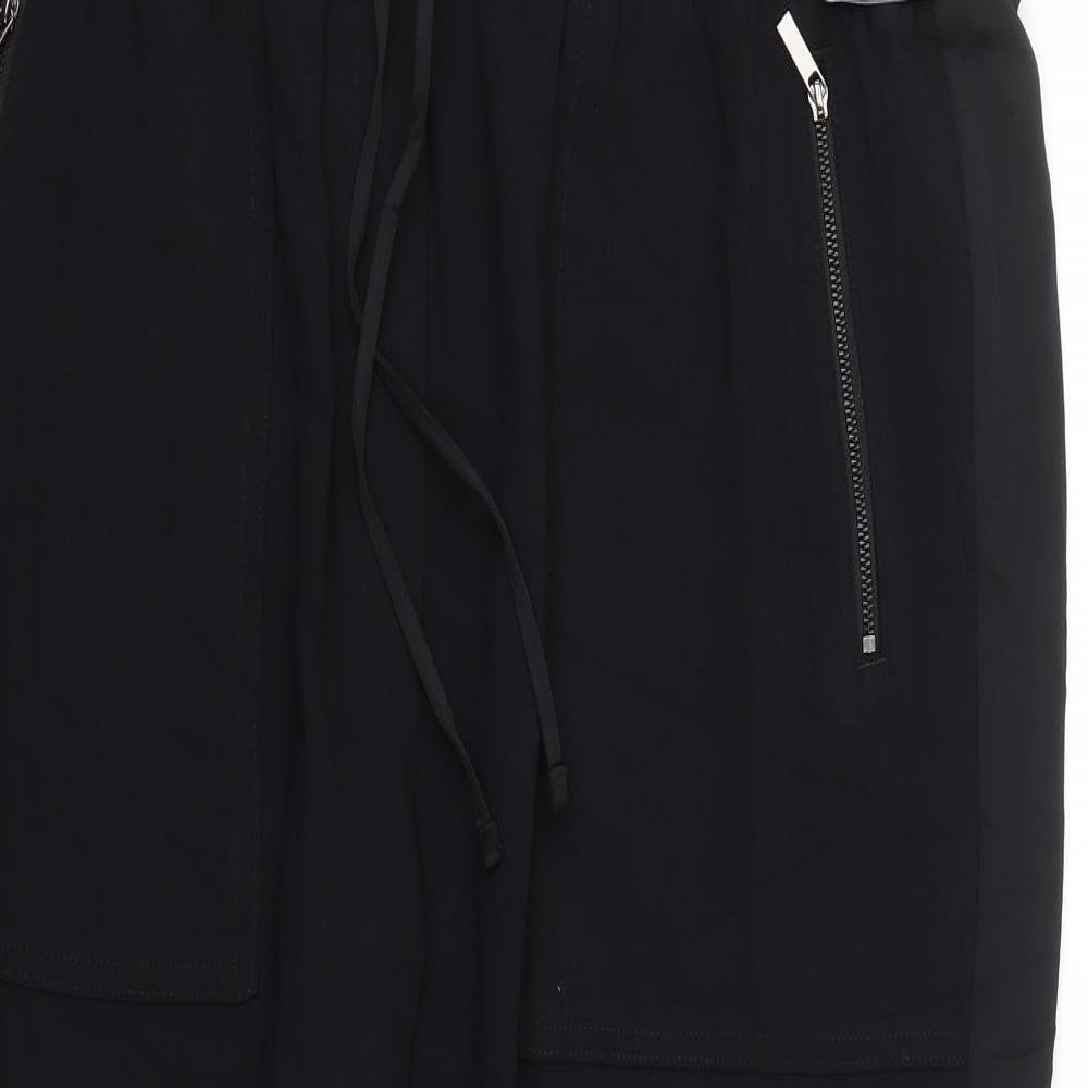 M&S Womens Black   Sweatpants Trousers Size 20 L23.5 in
