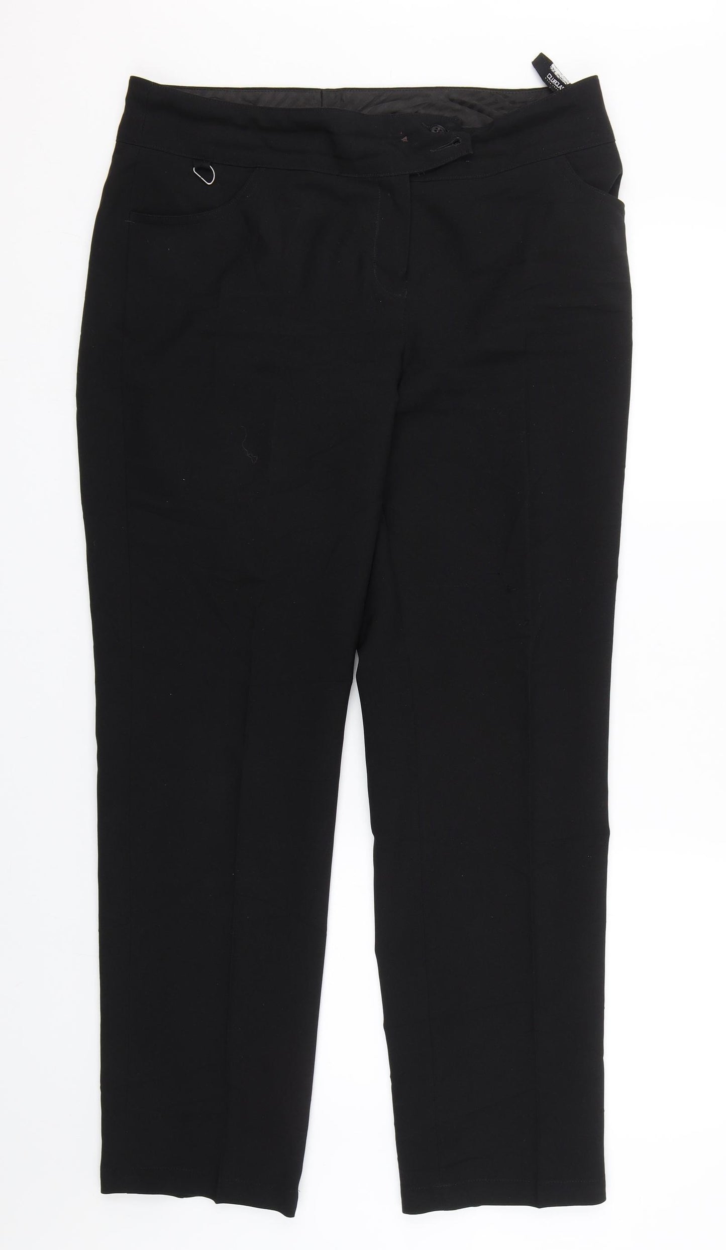 Collection Womens Black   Trousers  Size 14 L27 in