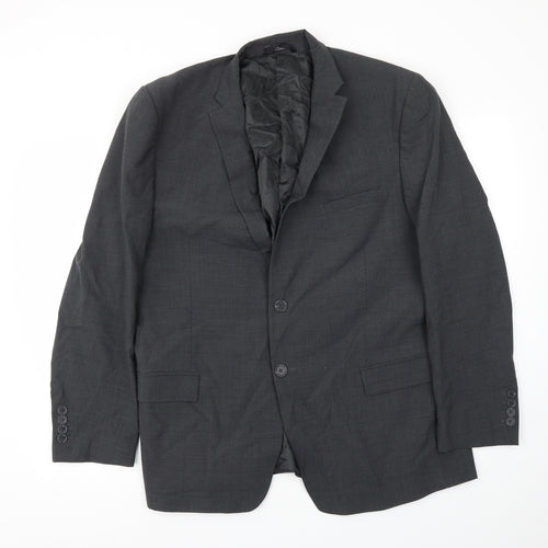 M&S Mens Grey   Jacket Blazer Size 44