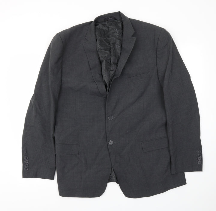M&S Mens Grey   Jacket Blazer Size 44