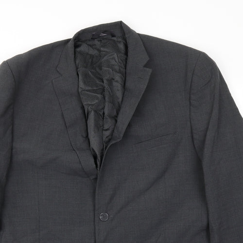 M&S Mens Grey   Jacket Blazer Size 44
