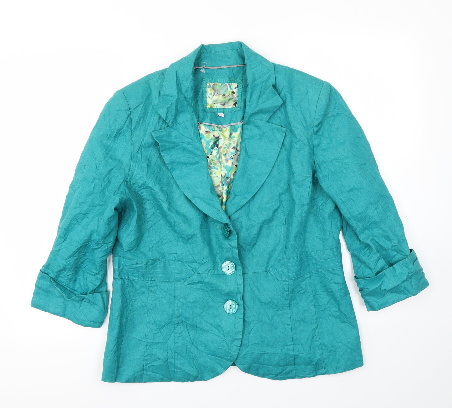 M&S Womens Blue   Jacket Blazer Size 16