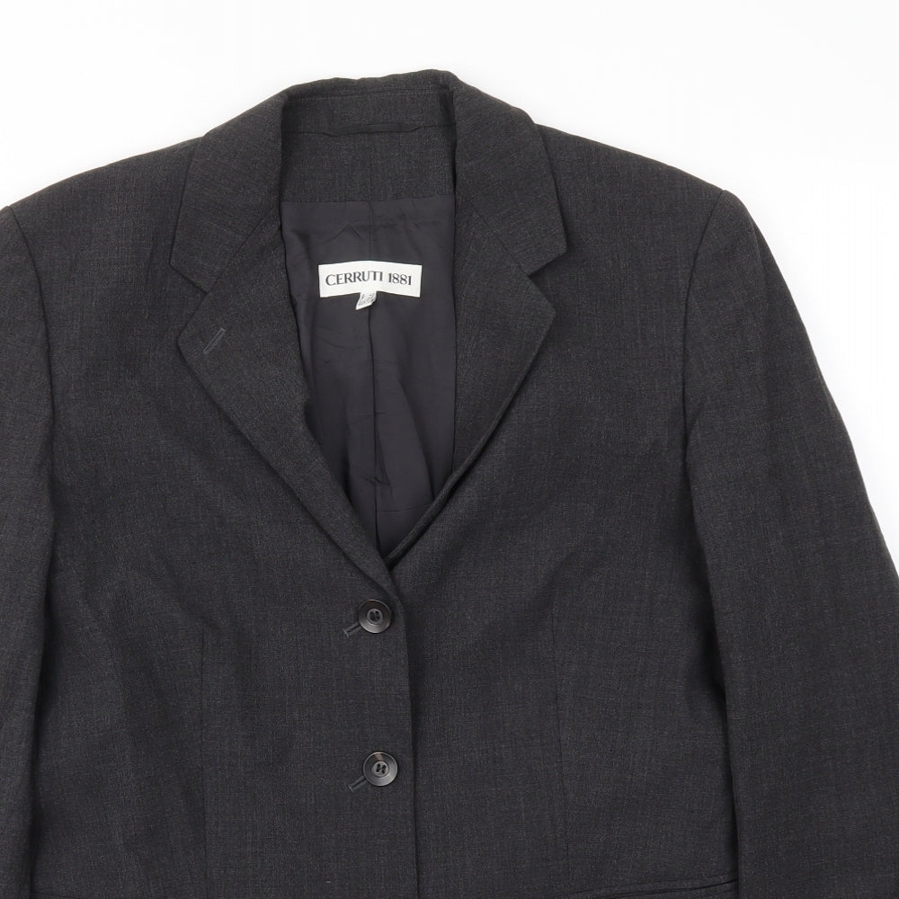 Cerruti 1881 Womens Grey   Jacket Blazer Size 10