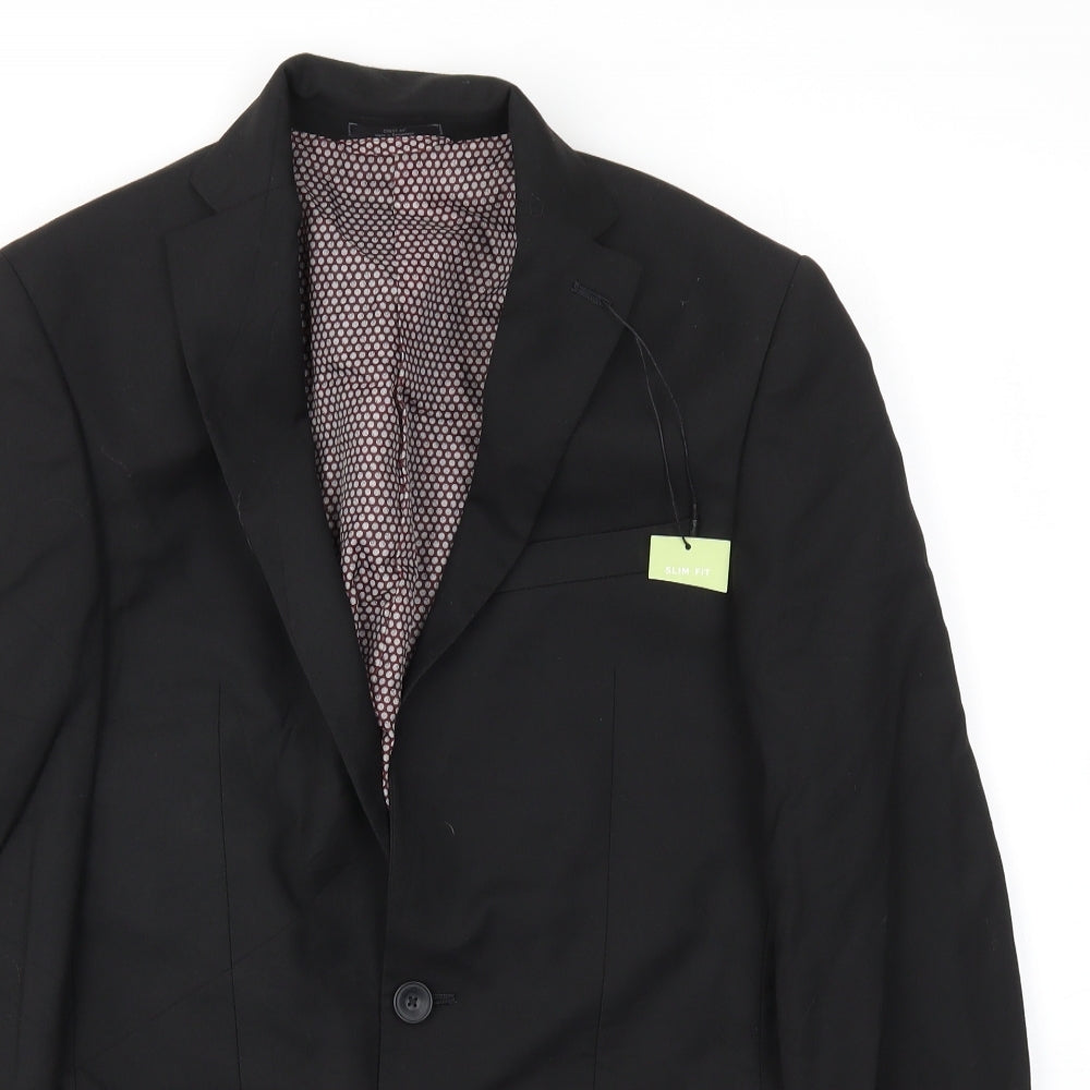 M&S Mens Black   Jacket Blazer Size 34