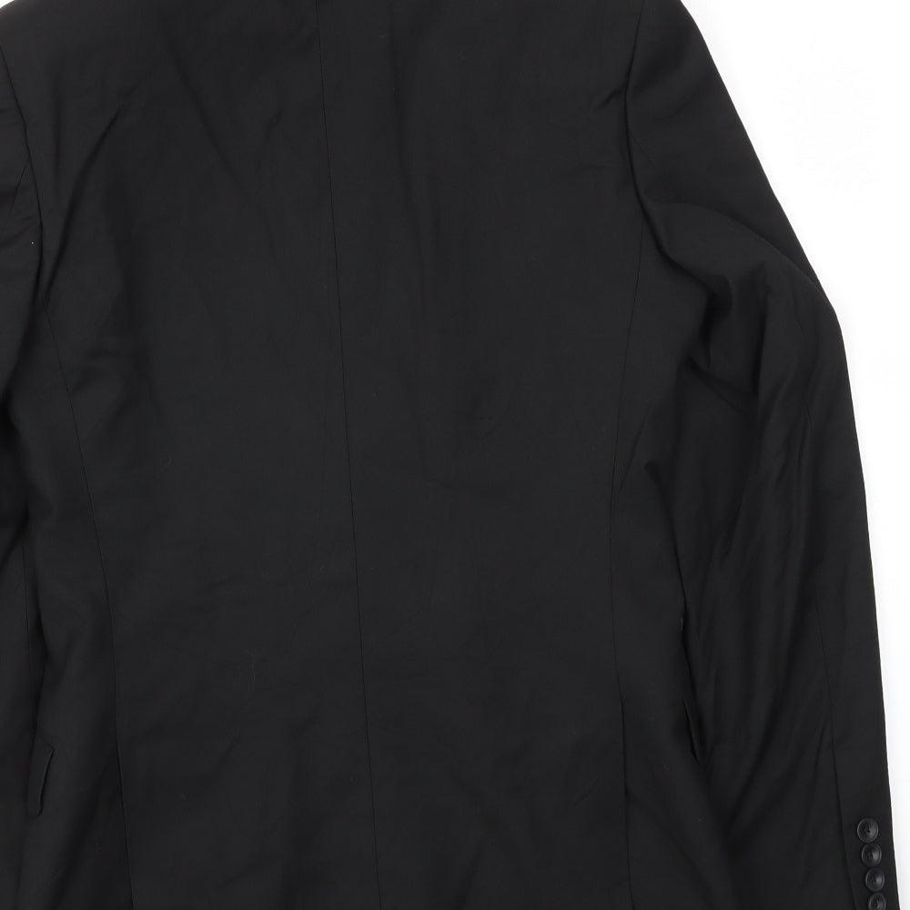 M&S Mens Black   Jacket Blazer Size 34