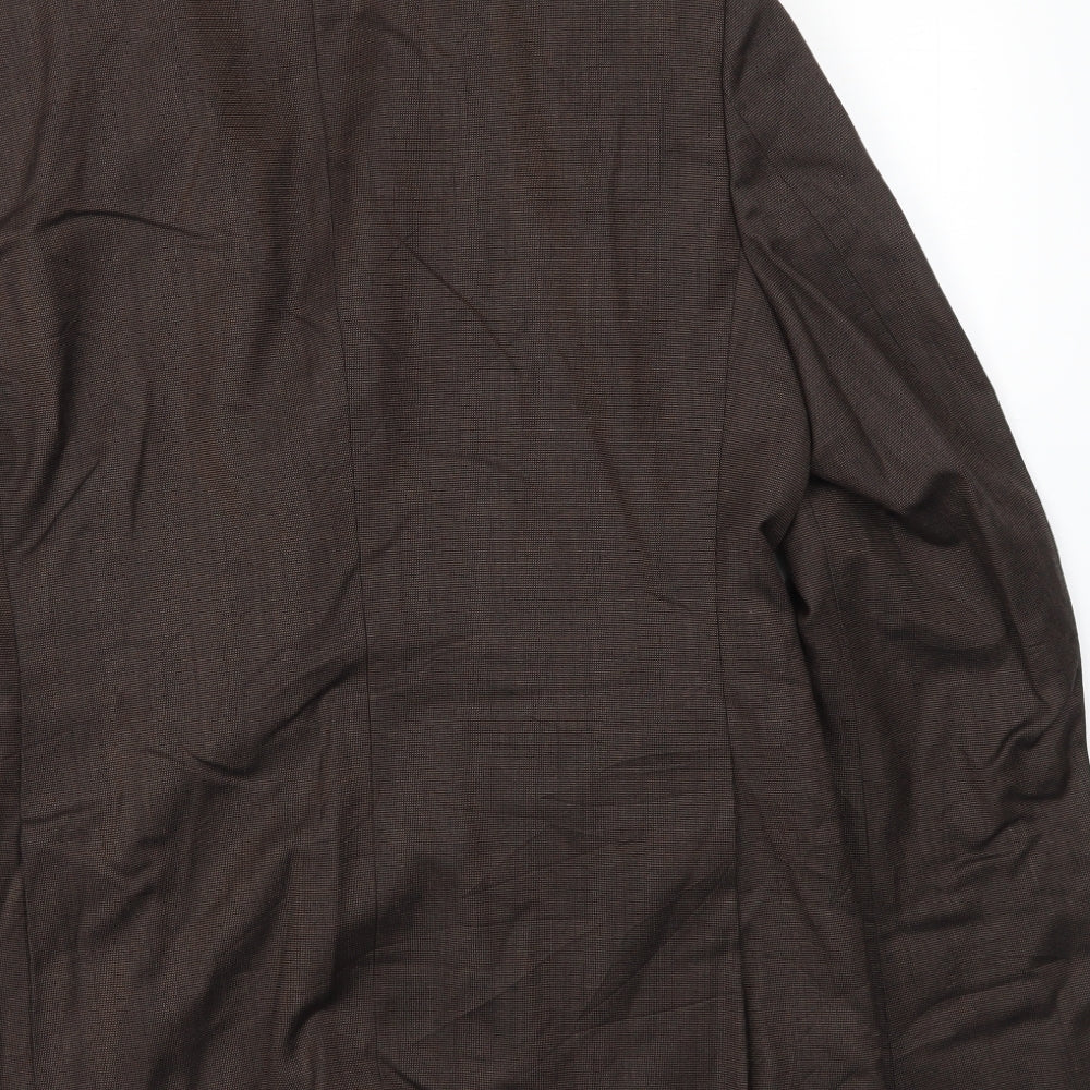 DUGDALE BROS &CO Mens Brown   Jacket Blazer Size 44