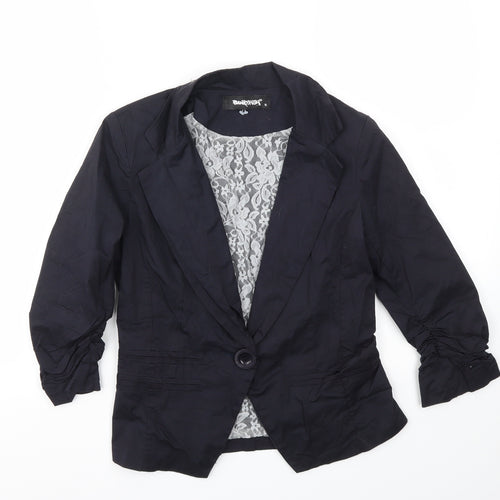 FUNKFISH Womens Blue   Jacket Blazer Size S