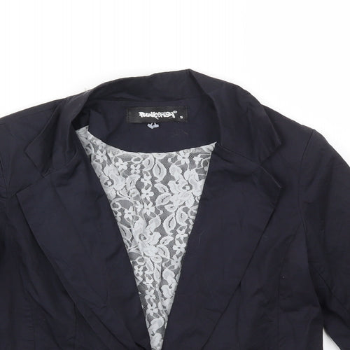 FUNKFISH Womens Blue   Jacket Blazer Size S