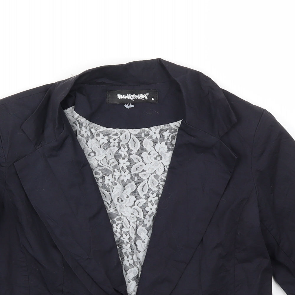 FUNKFISH Womens Blue   Jacket Blazer Size S