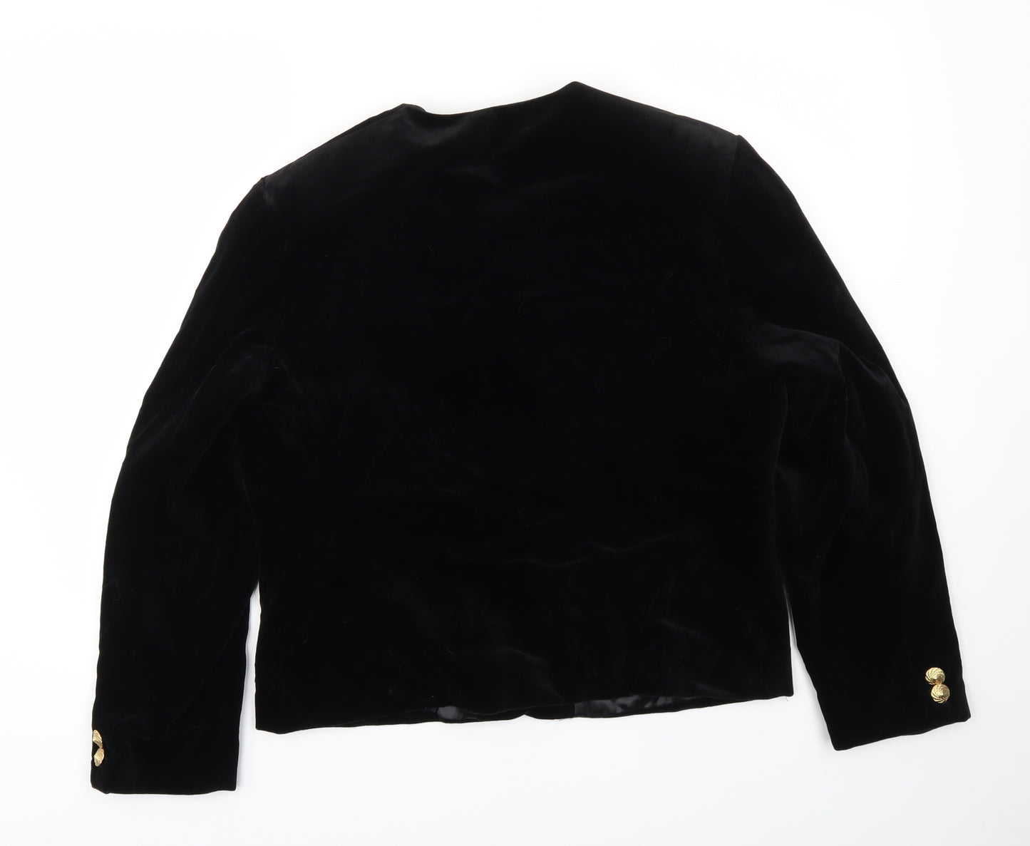 st Michael Womens Black   Jacket Blazer Size 18