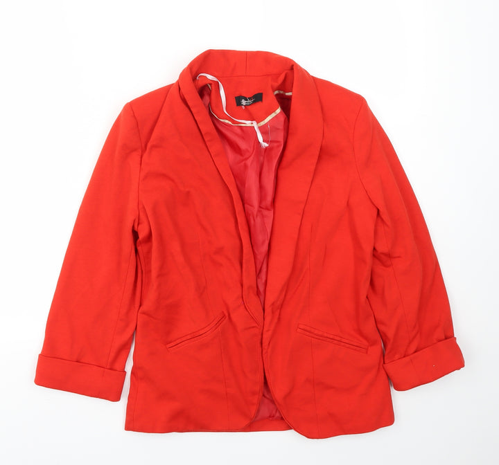 LONDON  Womens Red   Jacket Blazer Size 8