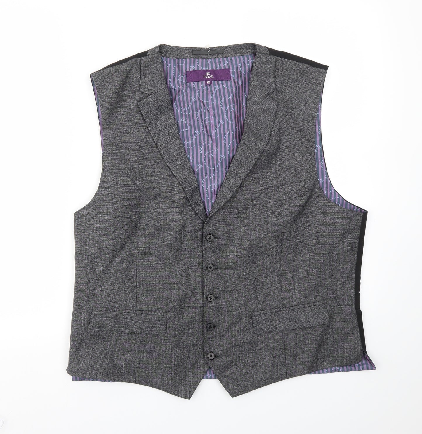 NEXT Mens Grey   Jacket Suit Waistcoat Size 44