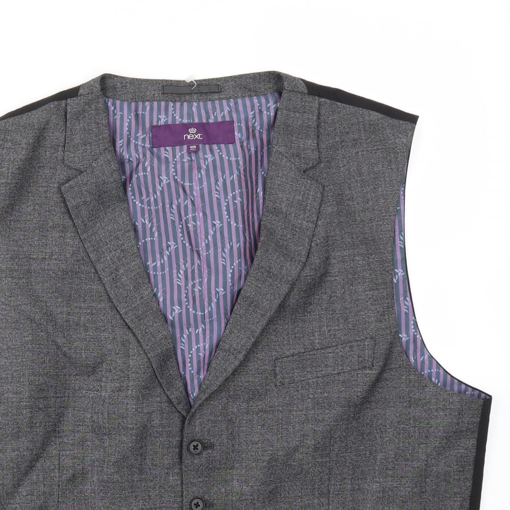 NEXT Mens Grey   Jacket Suit Waistcoat Size 44