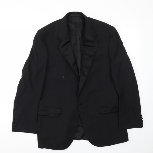 THE BRITISH Mens Black   Jacket Blazer Size 40