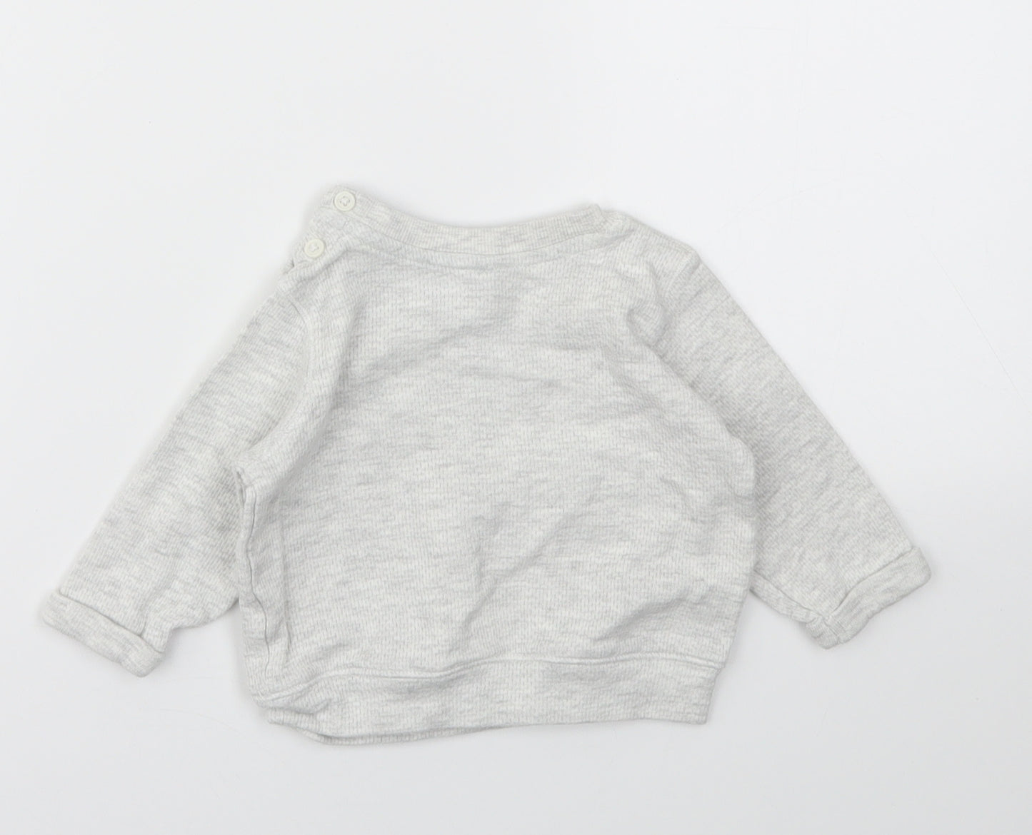 Matalan Boys Grey   Basic T-Shirt Size 3-6 Months