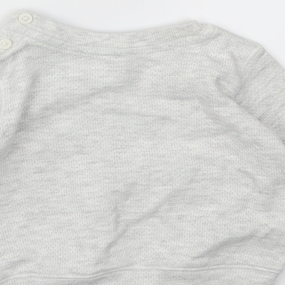 Matalan Boys Grey   Basic T-Shirt Size 3-6 Months