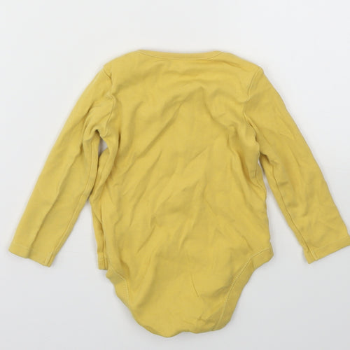 F&F Baby Yellow Animal Print  Babygrow One-Piece Size 9-12 Months