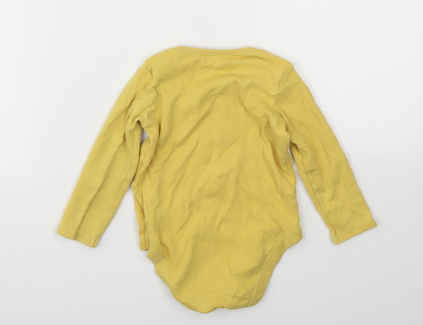 F&F Baby Yellow Animal Print  Babygrow One-Piece Size 9-12 Months