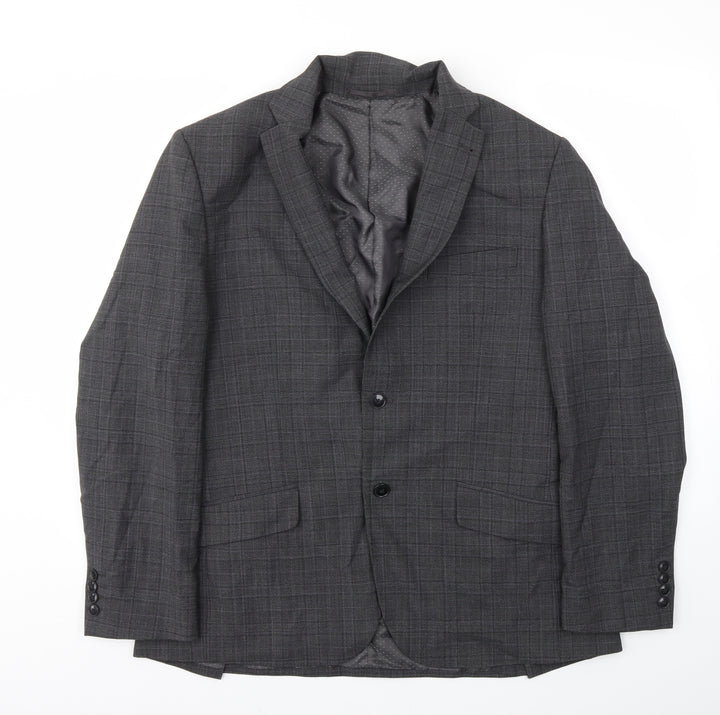 TURNER & SANDERSON Mens Grey Jacket Blazer Size 44