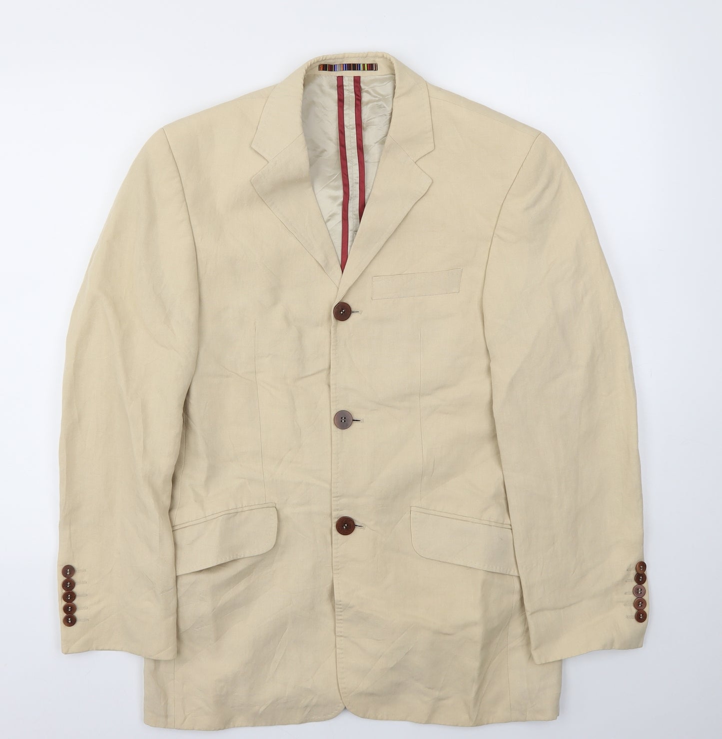 River Island Mens Beige   Jacket Blazer Size 36