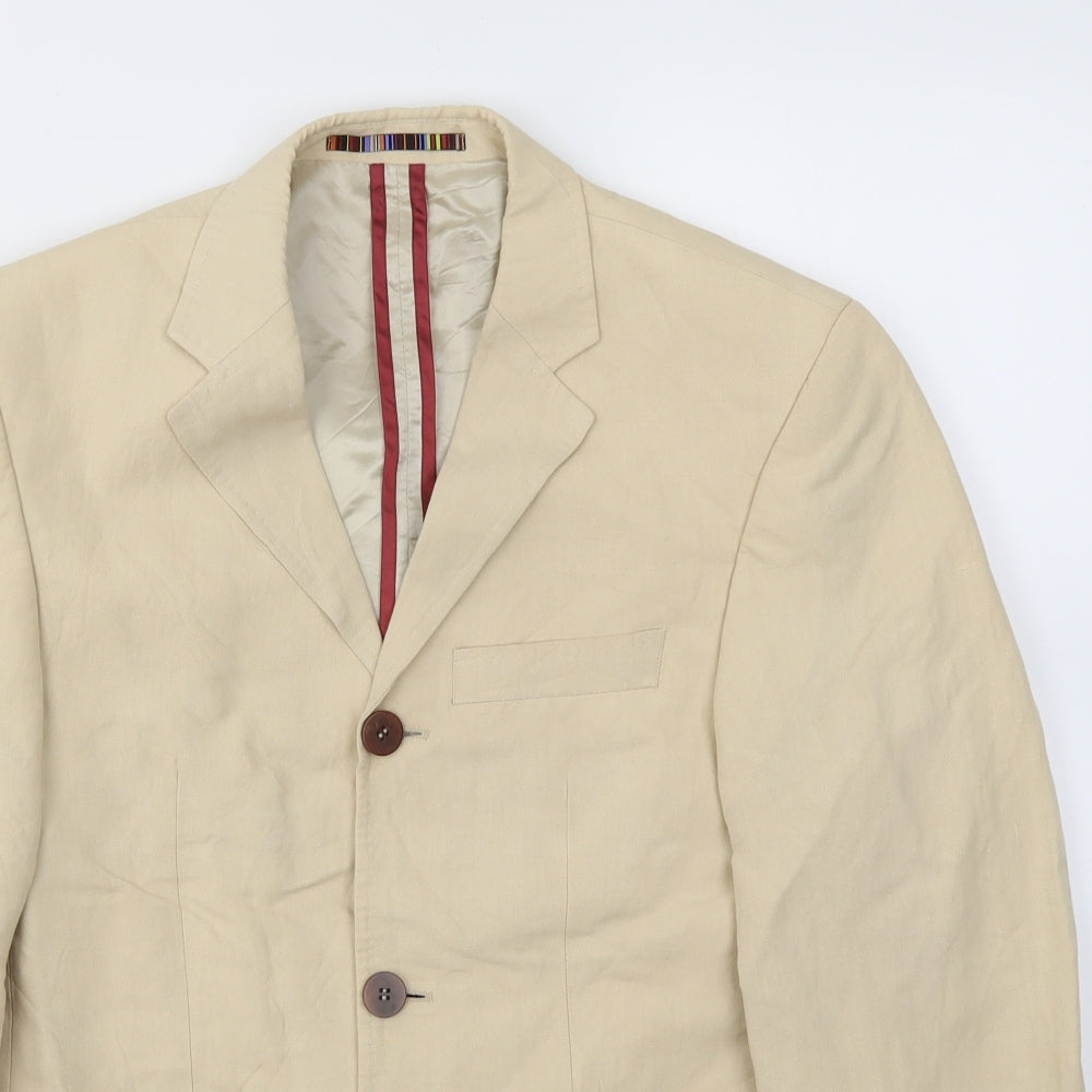 River Island Mens Beige   Jacket Blazer Size 36