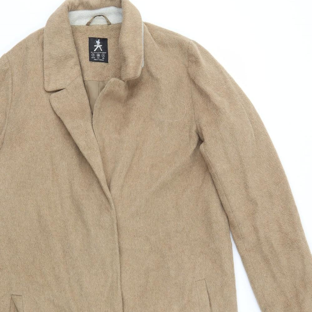 Primark Womens Beige   Jacket Coat Size 8