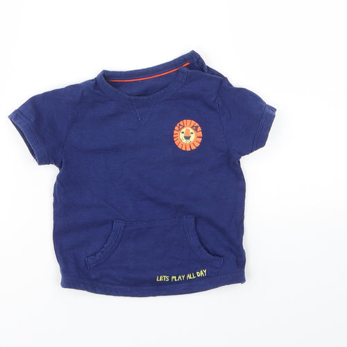 Mini Club Baby Blue   Basic T-Shirt Size 6-9 Months