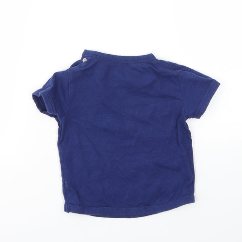 Mini Club Baby Blue   Basic T-Shirt Size 6-9 Months