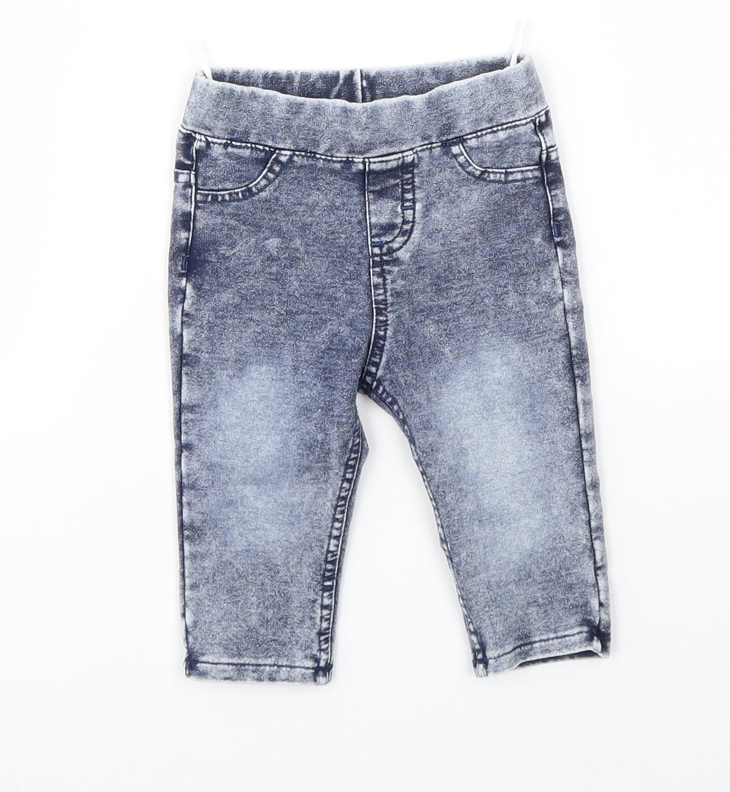 H&M Girls Blue   Capri Jeans Size 3-6 Months