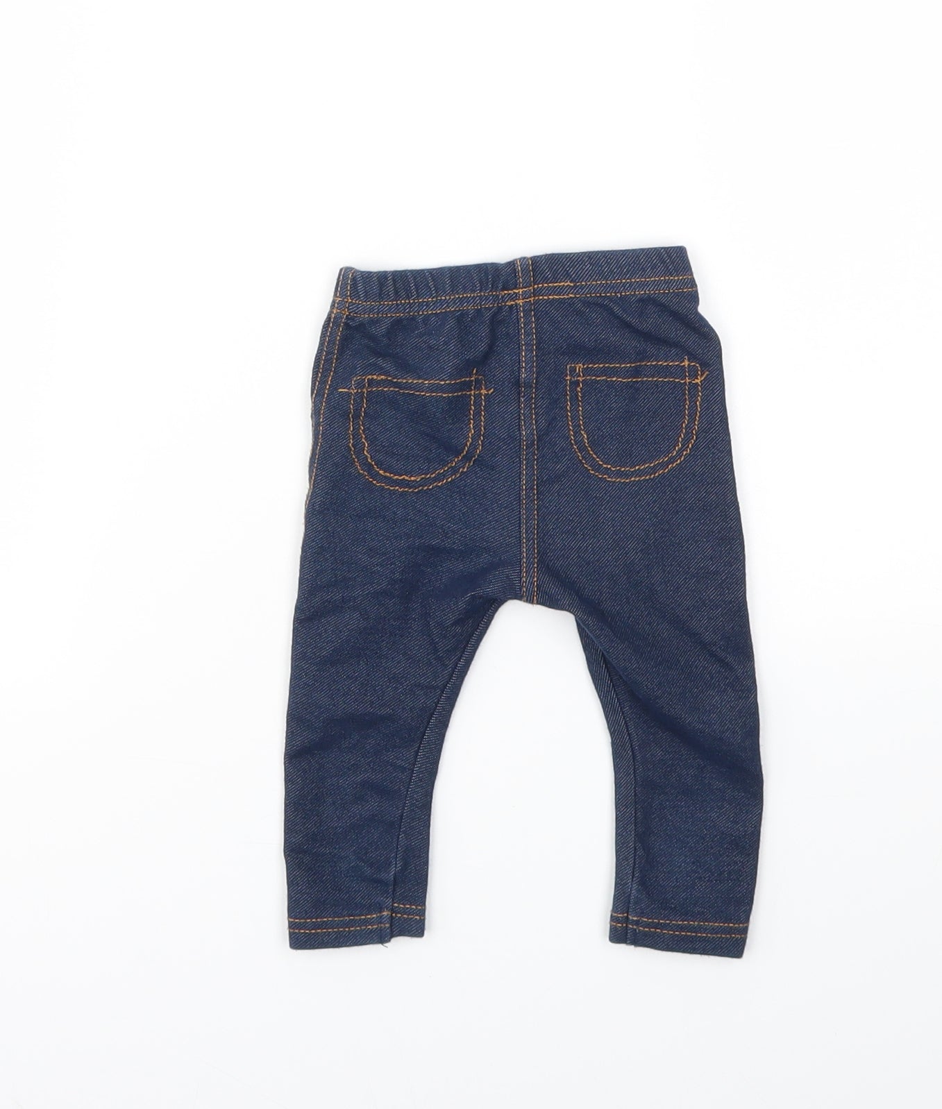 M Girls Blue   Capri Jeans Size 3-6 Months
