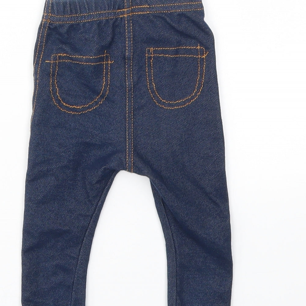 M Girls Blue   Capri Jeans Size 3-6 Months