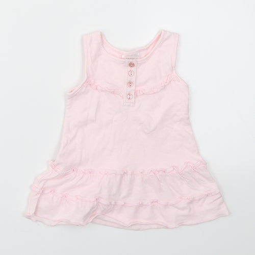 Little by Little Girls Pink   Fit & Flare  Size 6-9 Months