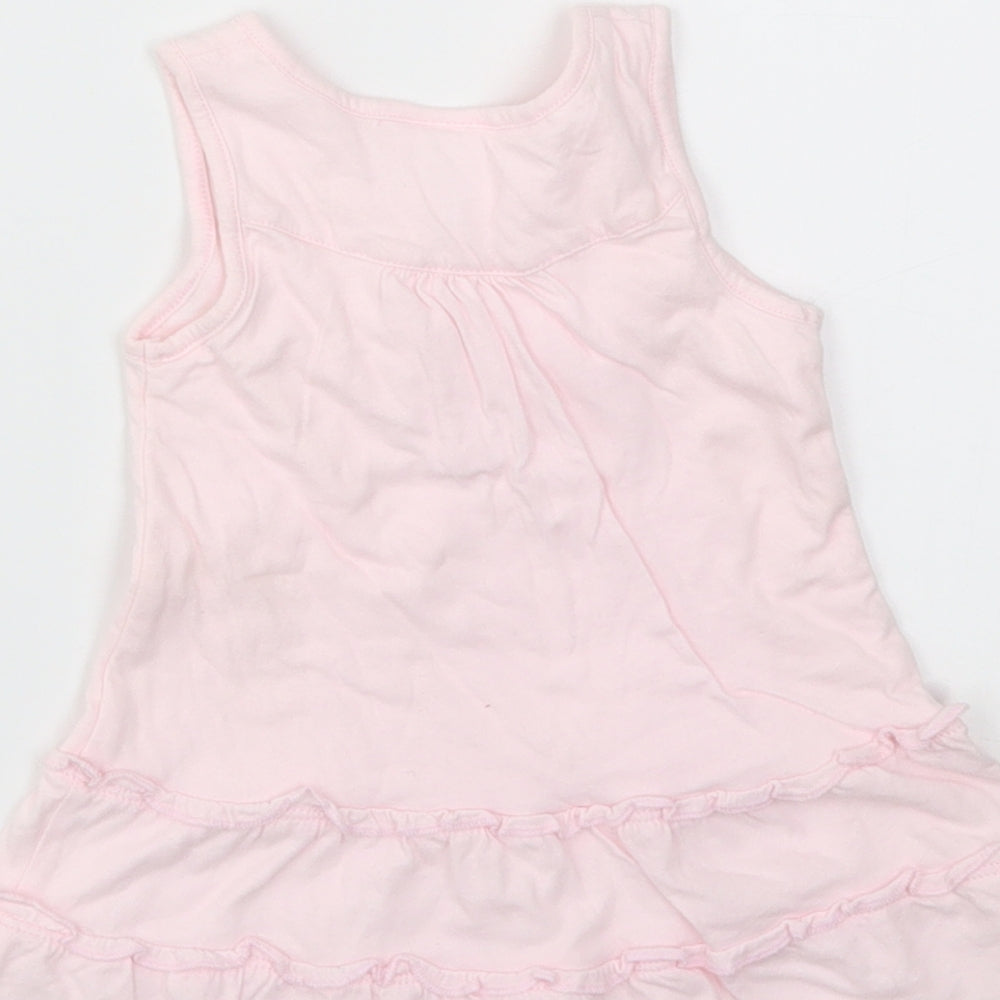 Little by Little Girls Pink   Fit & Flare  Size 6-9 Months