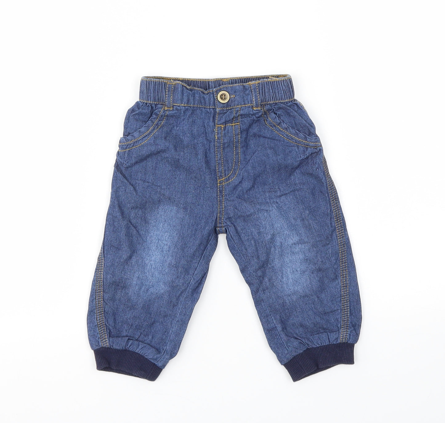 George Boys Blue   Capri Jeans Size 6-9 Months