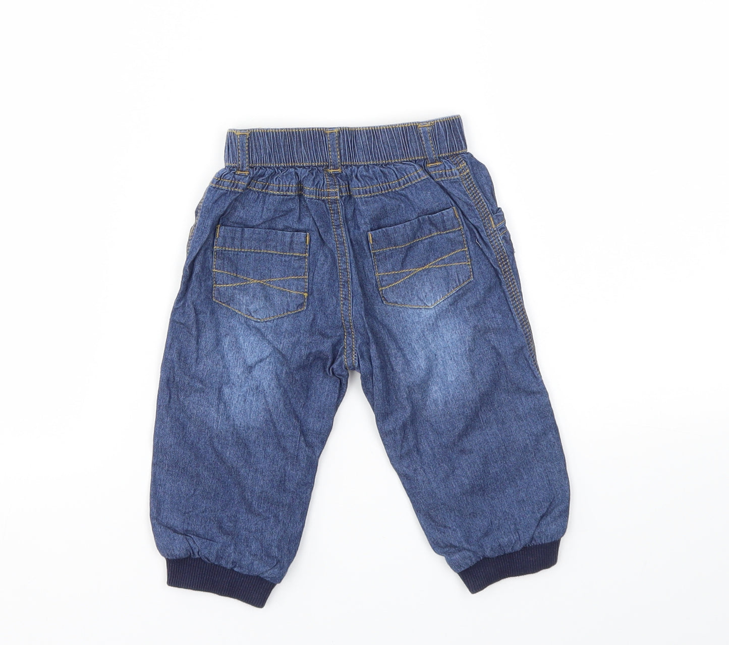 George Boys Blue   Capri Jeans Size 6-9 Months