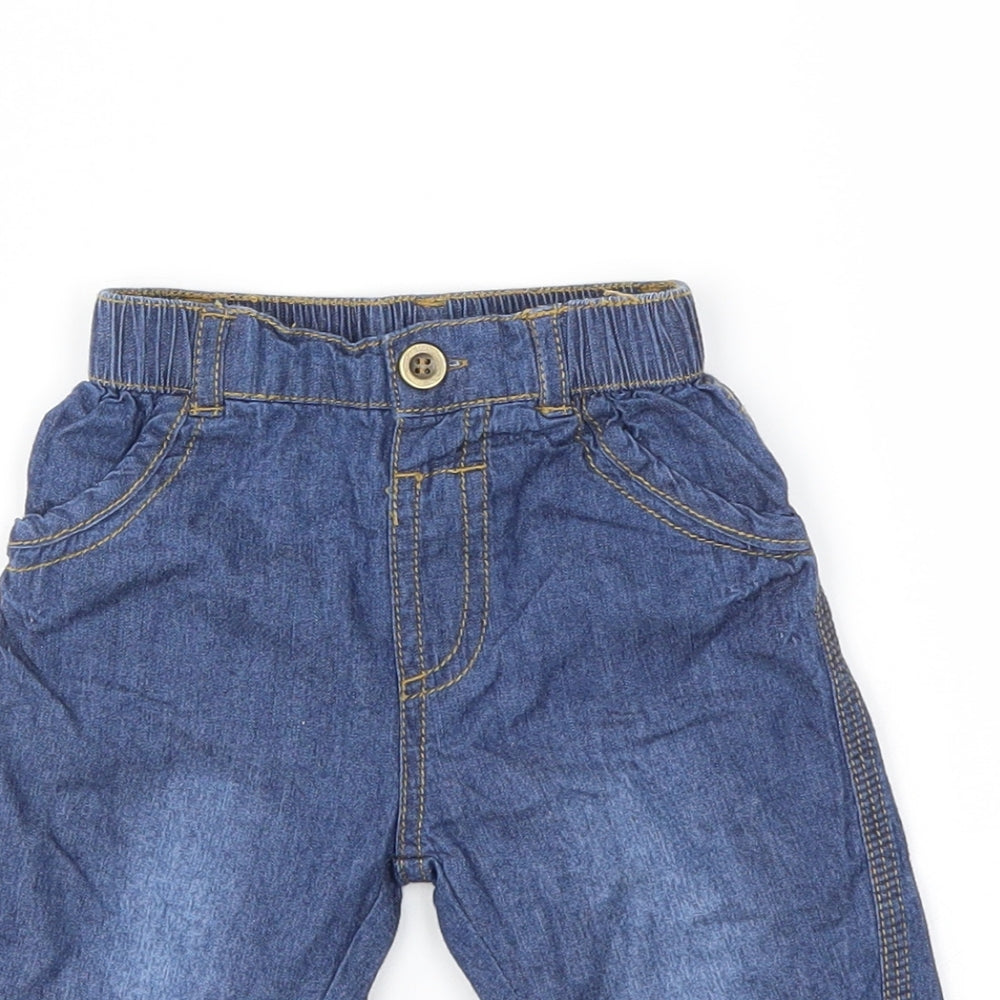 George Boys Blue   Capri Jeans Size 6-9 Months