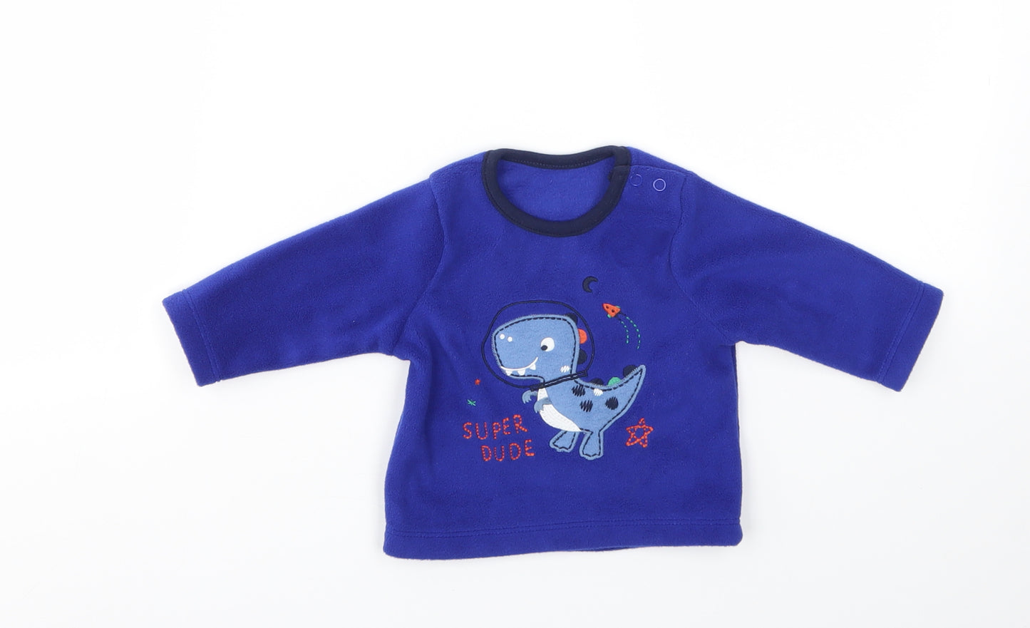 George Boys Blue   Basic T-Shirt Size 0-3 Months