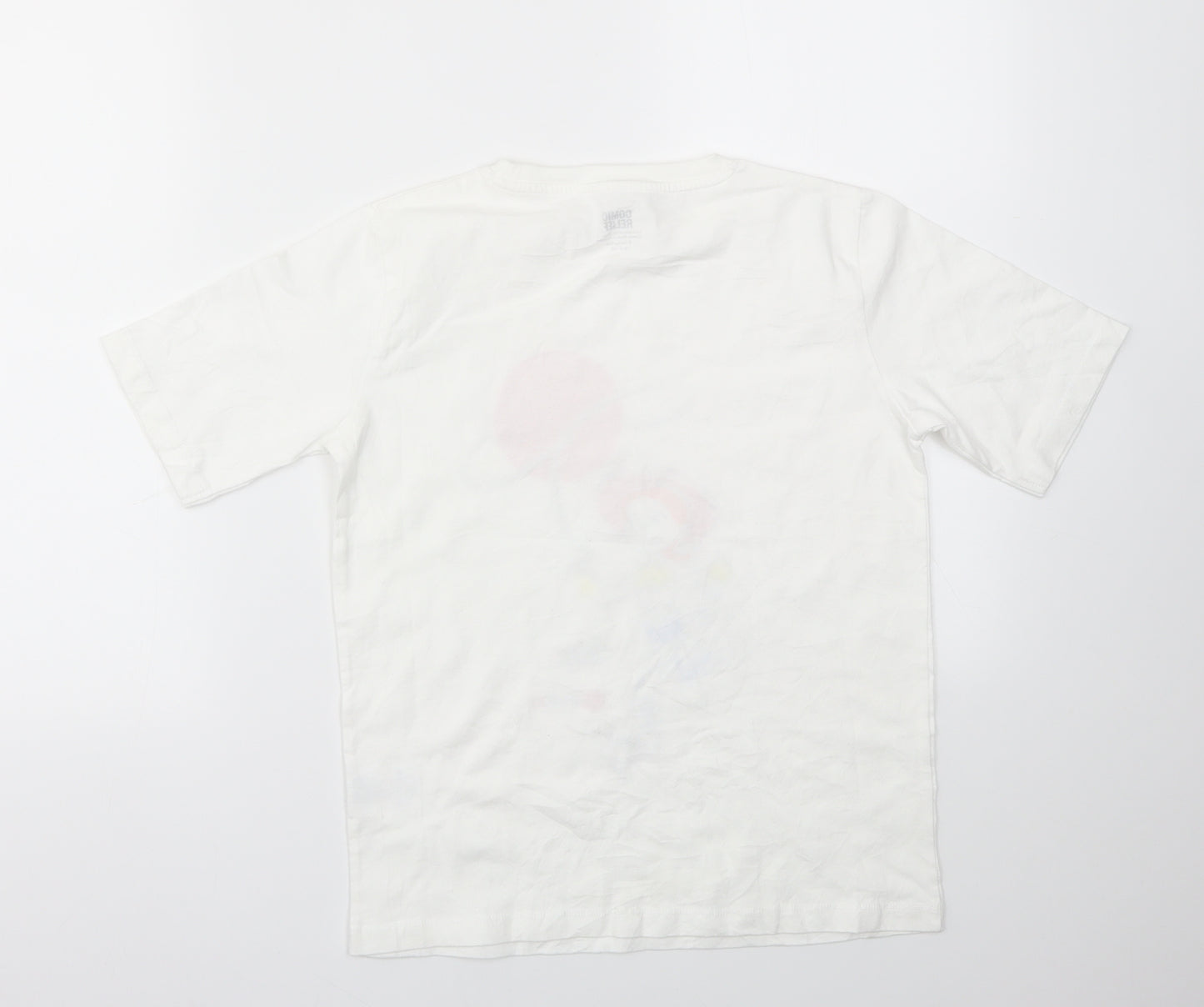 COMI RELIFE  Boys White   Basic T-Shirt Size 11-12 Years