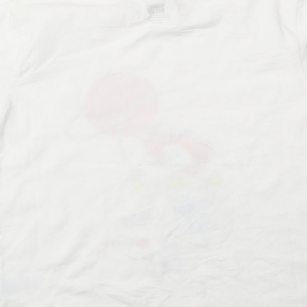 COMI RELIFE  Boys White   Basic T-Shirt Size 11-12 Years