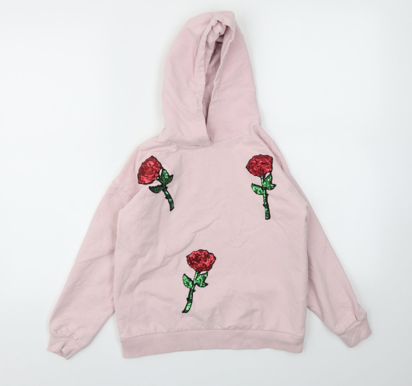 Zara Girls Pink   Pullover Hoodie Size 10 Years